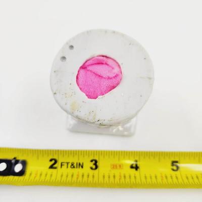 PORCELAIN WISHING WELL PIN CUSHION