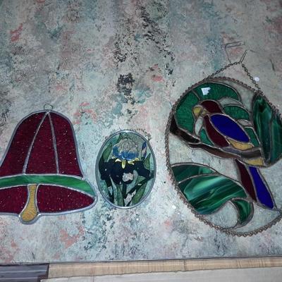 Stained glass window decorations