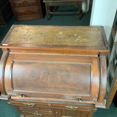 Lot 140 | 1800s Cylinder Desk