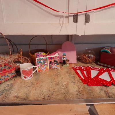 Easter and Valentines Day Decorations Mugs, Baskets, and more