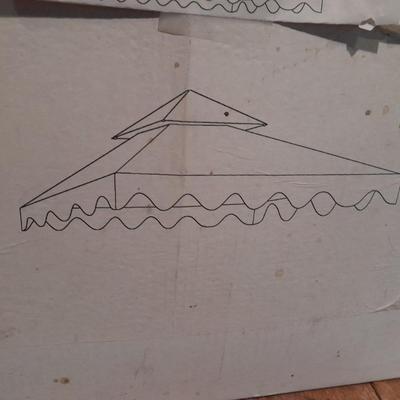 New 10x10 Green Gazebo canopy cover / top
