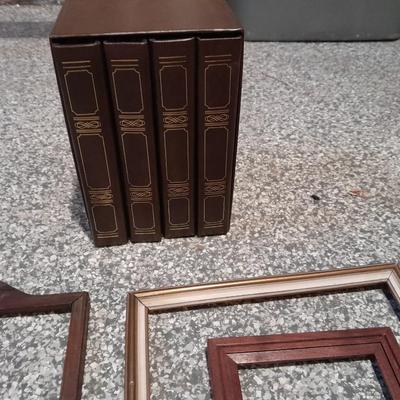 Vintage wood picture frame with glass and some without glass