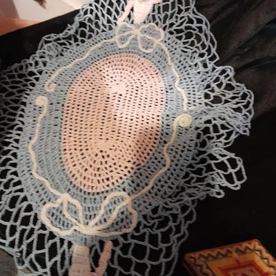 Decks of collectable cards, Dish full of Mica, and an assortment of trinkets and treasures