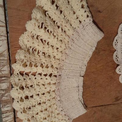 Vintage Hand Knitted collars