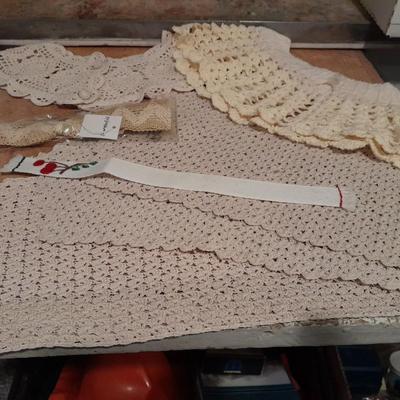 Vintage Hand Knitted collars