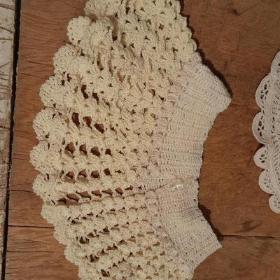 Vintage Hand Knitted collars