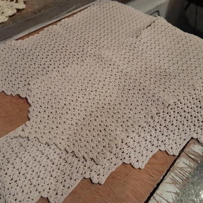 Vintage Hand Knitted collars