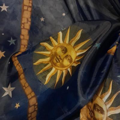 Celestial Shower curtains, and a white shower curtain with over the door hanger