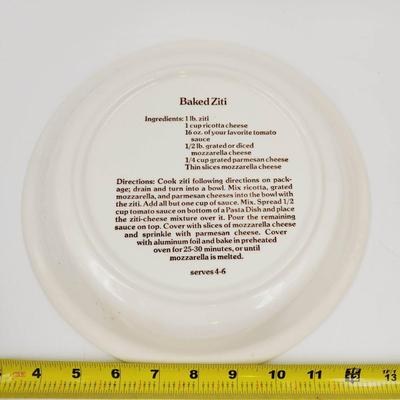 VINTAGE PORCELAIN PASTE PIE DISH