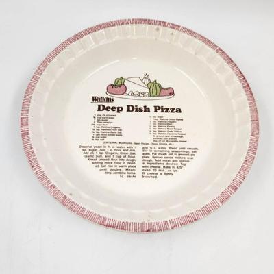 VINTAGE WATKINS DEEP DISH  PIZZA DISH