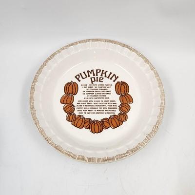 VINTAGE PUMPKIN PIE DEEP DISH