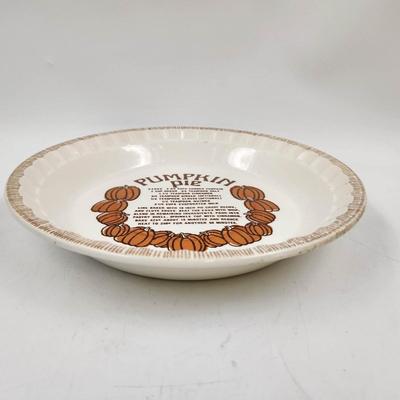 VINTAGE PUMPKIN PIE DEEP DISH