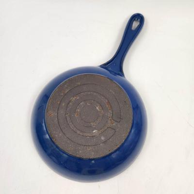 VINTAGE CAST IRON BLUE SKILLET