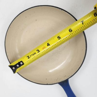 VINTAGE CAST IRON BLUE SKILLET