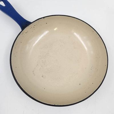 VINTAGE CAST IRON BLUE SKILLET