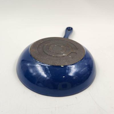 VINTAGE CAST IRON BLUE SKILLET