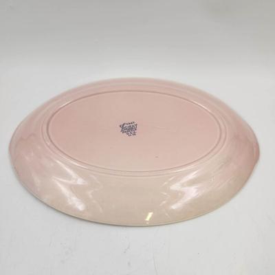 VINTAGE LU-RAY PASTELS PINK PLATTER