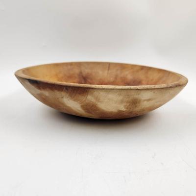 PRIMITIVE DOUGH WOOD BOWL