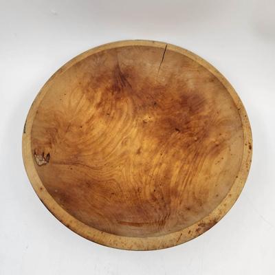 PRIMITIVE DOUGH WOOD BOWL