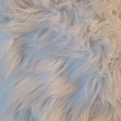 Fluffy White Faux Fur Pillow