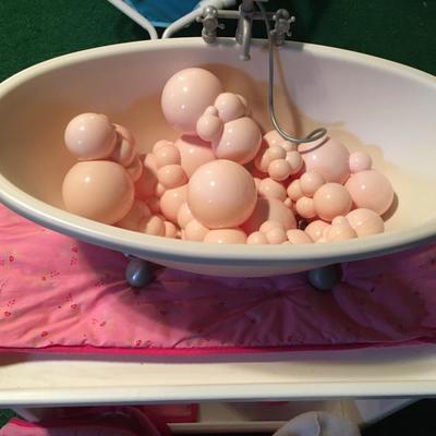 American Girl Bitty Baby changing table and bath