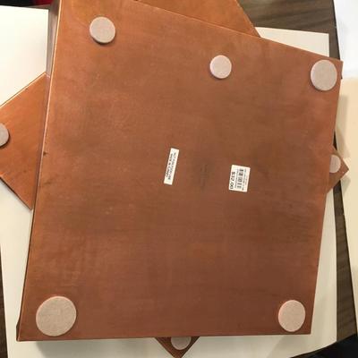 Smith and Hawken square copper trays