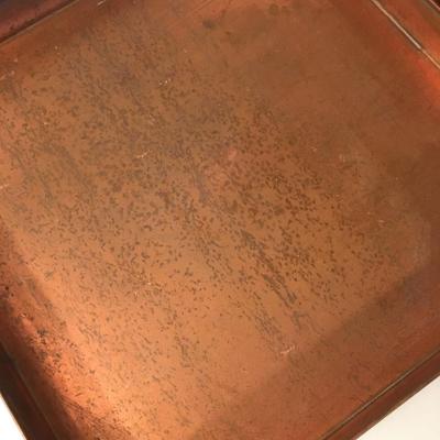 Smith and Hawken square copper trays