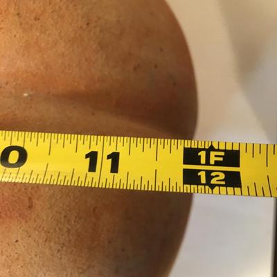 Large Terra cotta Pumpkin, very heavy!