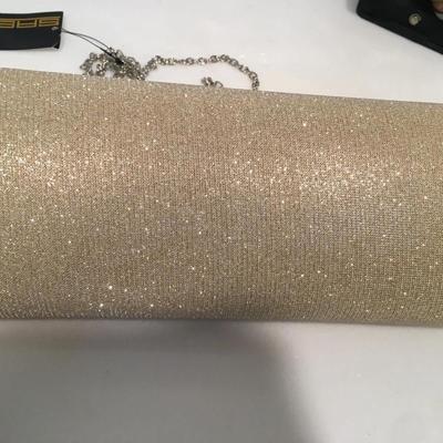 Sasha glitery clutch