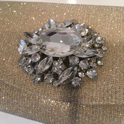 Sasha glitery clutch