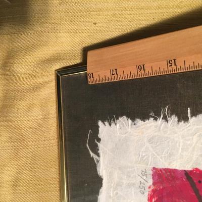 Yankel Ginzburg 'The Port' Print on rice paper