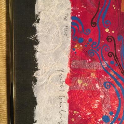 Yankel Ginzburg 'The Port' Print on rice paper