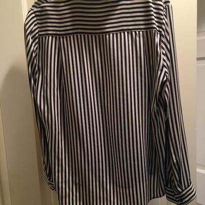 The Koople silk striped blouse