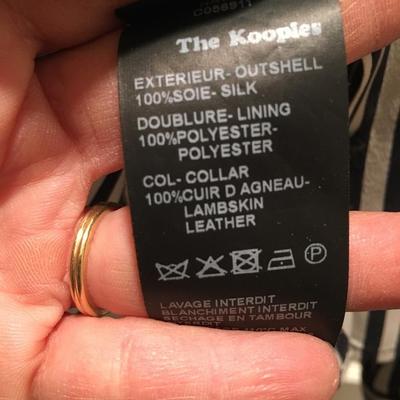 The Koople silk striped blouse