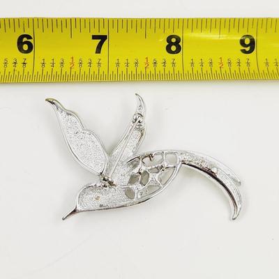 VINTAGE SARAH COVENTRY BIRDS OF PARADISE RHINESTONE BROOCH