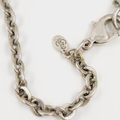 PREMIER DESIGN SILVER PLATED ZEBRA CHAIN NECKLACE