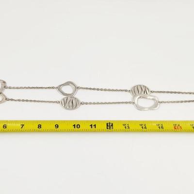 PREMIER DESIGN SILVER PLATED ZEBRA CHAIN NECKLACE