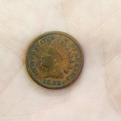 1892 INDIAN HEAD PENNY #2