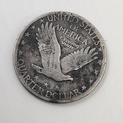1926 M STANDING LIBERTY SILVER QUARTER DOLLAR COIN