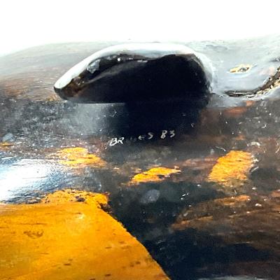 1384 Vintage Carved Bowhead Whale by IRVING BRIGGS (1925-2014) Cape cod, MA.