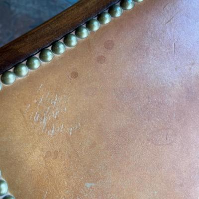 Leather & Cane Directors Chair BOHO