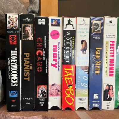 Vintage VHS tapes Movies & Golf