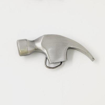 1981 BERGAMONT PEWTER HAMMER BELT BUCKLE