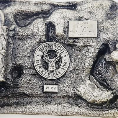 SISKIYOU PEWTER MISSOURI BELT BUCKLE