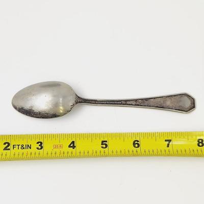 1933 CLARA LU N EM SCIENCE COURT SILVER PLATE SPOON