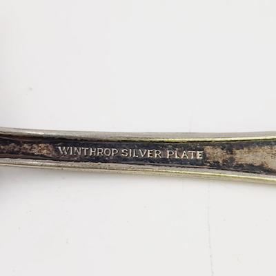1933 CLARA LU N EM SCIENCE COURT SILVER PLATE SPOON