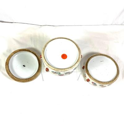 1388 Antique Chinese Export Stacking Bowls