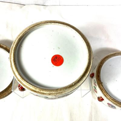 1388 Antique Chinese Export Stacking Bowls