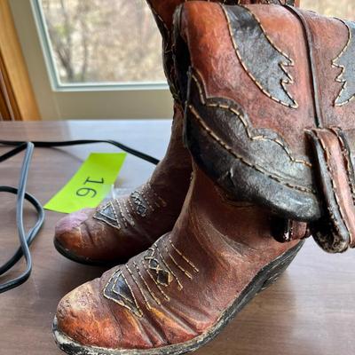 Cowboy Boots Lamp