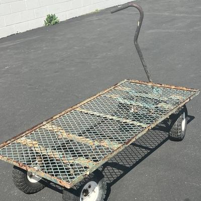 Vintage Metal Mesh Cart